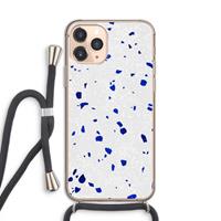 CaseCompany Terrazzo N°5: iPhone 11 Pro Transparant Hoesje met koord