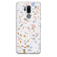 CaseCompany Terrazzo N°8: LG G7 Thinq Transparant Hoesje