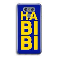 CaseCompany Habibi Blue: LG G6 Transparant Hoesje