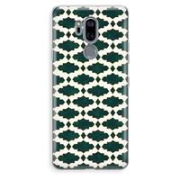 CaseCompany Moroccan tiles: LG G7 Thinq Transparant Hoesje