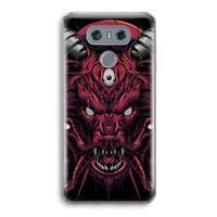 CaseCompany Hell Hound and Serpents: LG G6 Transparant Hoesje