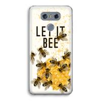CaseCompany Let it bee: LG G6 Transparant Hoesje