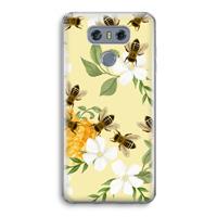 CaseCompany No flowers without bees: LG G6 Transparant Hoesje