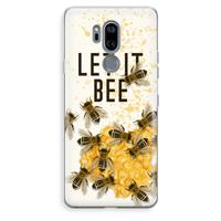 CaseCompany Let it bee: LG G7 Thinq Transparant Hoesje
