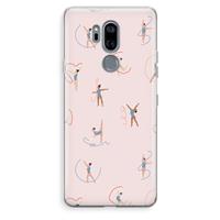 CaseCompany Dancing #3: LG G7 Thinq Transparant Hoesje