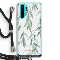 CaseCompany Branch up your life: Huawei P30 Pro Transparant Hoesje met koord