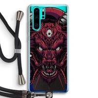 CaseCompany Hell Hound and Serpents: Huawei P30 Pro Transparant Hoesje met koord