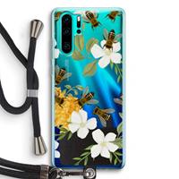 CaseCompany No flowers without bees: Huawei P30 Pro Transparant Hoesje met koord