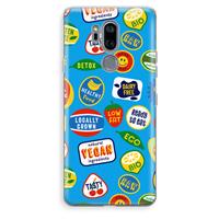 CaseCompany Fruitsticker: LG G7 Thinq Transparant Hoesje