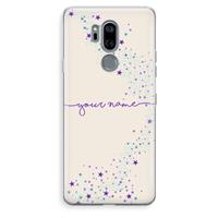CaseCompany Sterren: LG G7 Thinq Transparant Hoesje