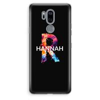 CaseCompany Abstract Spectrum: LG G7 Thinq Transparant Hoesje