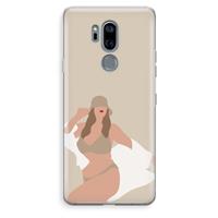 CaseCompany One of a kind: LG G7 Thinq Transparant Hoesje