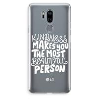 CaseCompany The prettiest: LG G7 Thinq Transparant Hoesje