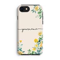 CaseCompany Gele bloemen: iPhone 7 Tough Case