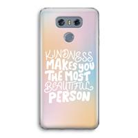 CaseCompany The prettiest: LG G6 Transparant Hoesje