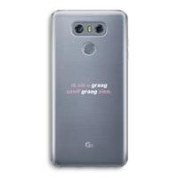 CaseCompany uzelf graag zien: LG G6 Transparant Hoesje