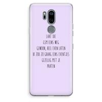 CaseCompany GSM: LG G7 Thinq Transparant Hoesje