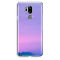 CaseCompany Sunset pastel: LG G7 Thinq Transparant Hoesje