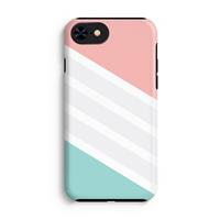 CaseCompany Strepen pastel: iPhone 7 Tough Case