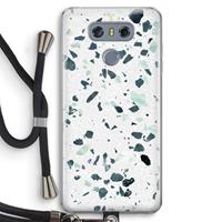 CaseCompany Terrazzo N°2: LG G6 Transparant Hoesje met koord