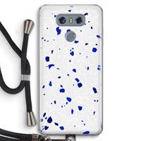 CaseCompany Terrazzo N°5: LG G6 Transparant Hoesje met koord