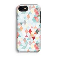 CaseCompany Gekleurde driehoekjes pastel: iPhone 7 Tough Case