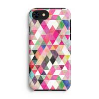 CaseCompany Gekleurde driehoekjes: iPhone 7 Tough Case