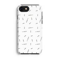 CaseCompany Hipster stripes: iPhone 7 Tough Case