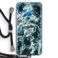 CaseCompany Zee golf: Huawei P20 Lite Transparant Hoesje met koord