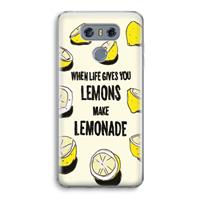 CaseCompany Lemonade: LG G6 Transparant Hoesje