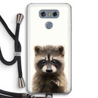 CaseCompany Rocco: LG G6 Transparant Hoesje met koord