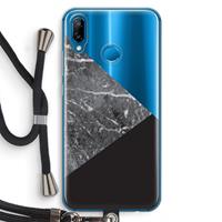 CaseCompany Combinatie marmer: Huawei P20 Lite Transparant Hoesje met koord