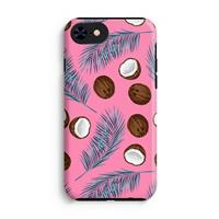 CaseCompany Kokosnoot roze: iPhone 7 Tough Case