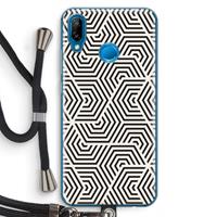 CaseCompany Magic pattern: Huawei P20 Lite Transparant Hoesje met koord