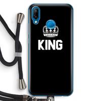 CaseCompany King zwart: Huawei P20 Lite Transparant Hoesje met koord