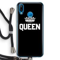 CaseCompany Queen zwart: Huawei P20 Lite Transparant Hoesje met koord