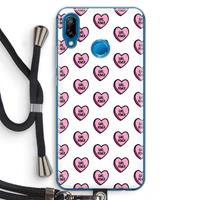 CaseCompany GIRL POWER: Huawei P20 Lite Transparant Hoesje met koord