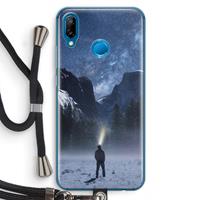 CaseCompany Wanderlust: Huawei P20 Lite Transparant Hoesje met koord