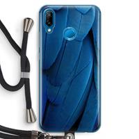 CaseCompany Pauw: Huawei P20 Lite Transparant Hoesje met koord