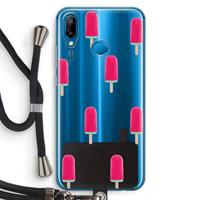 CaseCompany Waterijsje: Huawei P20 Lite Transparant Hoesje met koord