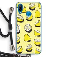 CaseCompany When Life Gives You Lemons...: Huawei P20 Lite Transparant Hoesje met koord