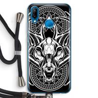 CaseCompany Oh Deer: Huawei P20 Lite Transparant Hoesje met koord