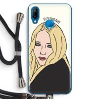 CaseCompany Mary Kate: Huawei P20 Lite Transparant Hoesje met koord