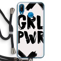 CaseCompany Girl Power #2: Huawei P20 Lite Transparant Hoesje met koord