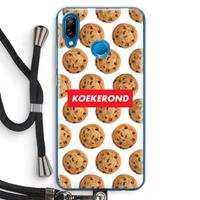 CaseCompany Koekerond: Huawei P20 Lite Transparant Hoesje met koord