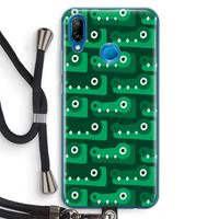 CaseCompany Crocs: Huawei P20 Lite Transparant Hoesje met koord