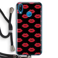 CaseCompany Lips: Huawei P20 Lite Transparant Hoesje met koord