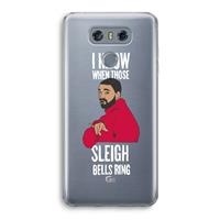 CaseCompany Sleigh Bells Ring: LG G6 Transparant Hoesje
