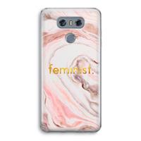 CaseCompany Feminist: LG G6 Transparant Hoesje