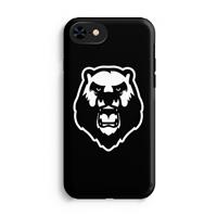 CaseCompany Angry Bear (black): iPhone 7 Tough Case
